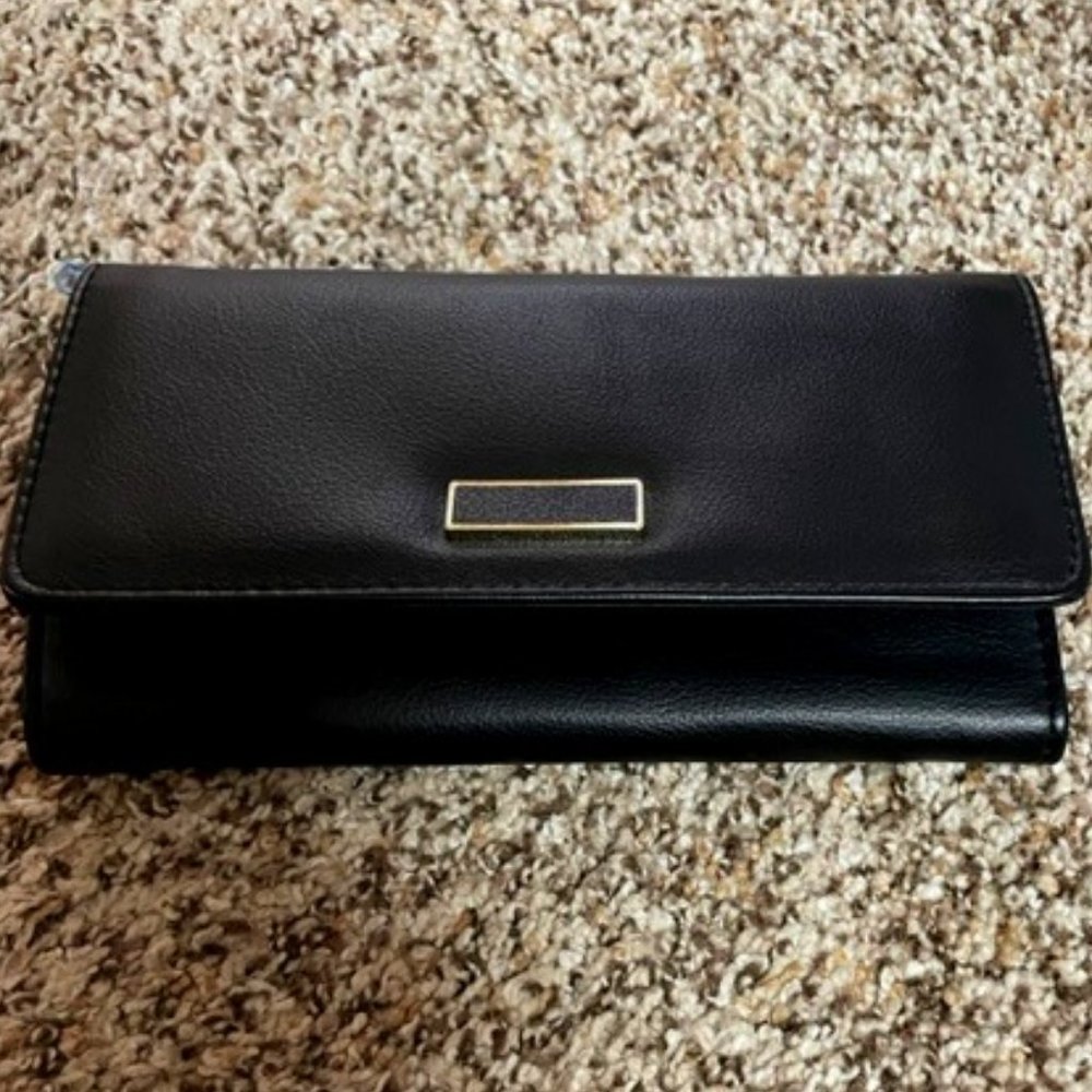 Nice Leather-Like Black Wallet